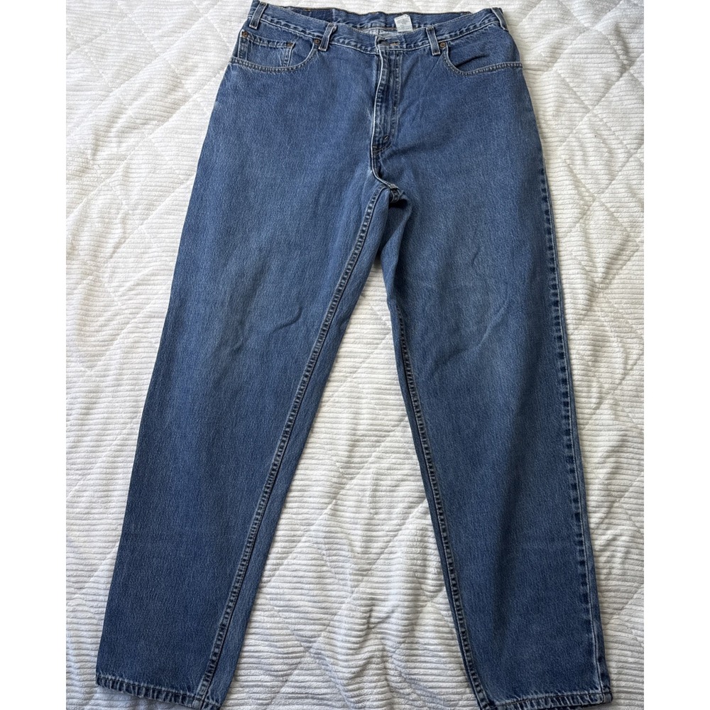 Men's 36x34 Levis 560 Jeans Loose Fit Tapered Made in USA 90s Denim Vintage